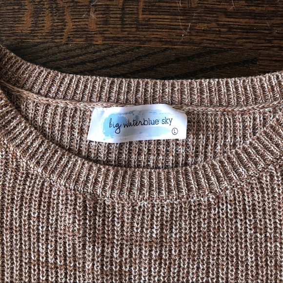 Big Water Blue Sky Ombré Sweater Sz Large - Picture 4 of 8